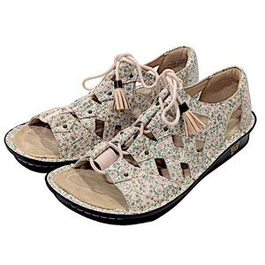 Alegria Valerie VAL-7548 Sandal — Prairie Jane Tan Floral EU 38 US 8 to 8.5